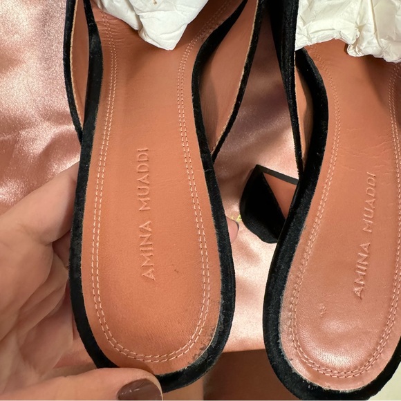 Amina Muaddi Begum Mules - Picture 4 of 6